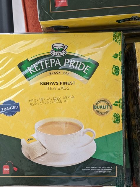 Taste the flavor of Kenya black tea ,ketepa pride. Kenyan Tea, Tea With Milk, Tea Sampler, Masala Chai, Cocktail Drinks Recipes, Best Tea, Tea Bags, Gourmet Food, Black Tea