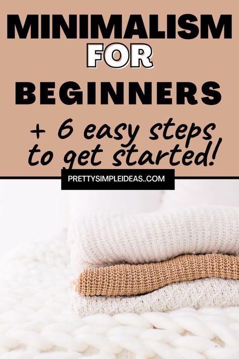 Are you a beginner minimalist? These "minimalism tips for beginners" will help you start to clear the clutter when you don't know where to start. Decluttering tips and decluttering hacks for everyone! Start enjoying your clutter free house this week. Minimalism Tips For Beginners, Minimalism Beginner, Starting Minimalism, Minimalism Tips, Minimalist Living Tips, Start Decluttering, Decluttering Hacks, Clear The Clutter, Decluttering Tips