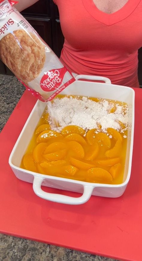 Peach Cobbler Butter, 2 Ingredient Peach Cobbler, Snickerdoodle Peach Cobbler, Peach Snickerdoodle Cobbler, Simple Peach Cobbler 3 Ingredients, Three Ingredient Peach Cobbler, Peach Cobbler Easy Cake Mix Recipes, Peach Crumble Cobbler, Snickerdoodle Dump Cake