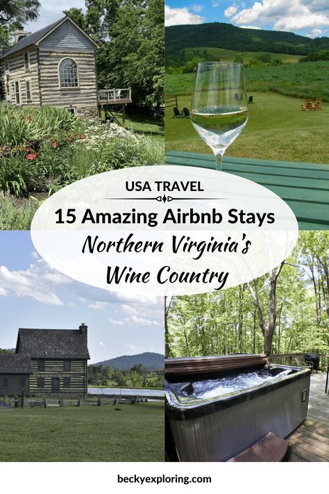 Perfect weekend getaway from Washington, DC or a stop on your East Coast road trip! Virginia wine country | Virginia Airbnb | Airbnb with hot tub | Airbnb with pool | Airbnb with views | #virginia #virginiatravel #virginiaairbnb #placestostay #washingtondc #airbnb #airbnbexperience #usa #usatravel #travel #eastcoast #romanticgetaway #weekendtrips #getaways #roadtrips Shenandoah Virginia, Amazing Airbnb, Sister Trip, Shenandoah River, Virginia Wine Country, East Coast Road Trip, Virginia Travel, Roanoke Va, Romantic Weekend Getaways