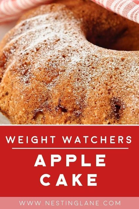 Ww Apple Cake, Weight Watchers Apple Recipes, Weight Watchers Apple Pie, Weight Watchers Cake, Dense Cake, Healthy Apple Cake, Weight Watchers Food Points, Weight Watchers Pumpkin, Cake Recipe From Scratch