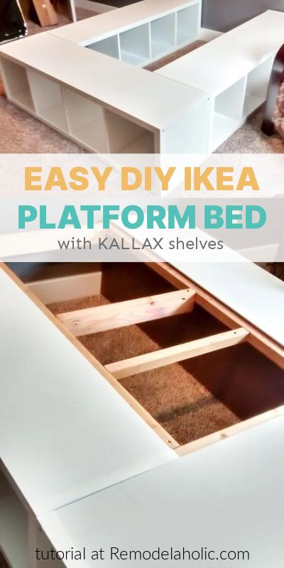 Bed Design Antique, Diy Full Size Bed Frame, Ikea Platform, Ikea Storage Bed, Platform Bed Diy, Diy Twin Bed Frame, Ikea Platform Bed, Queen Bed Frame Diy, Diy King Bed