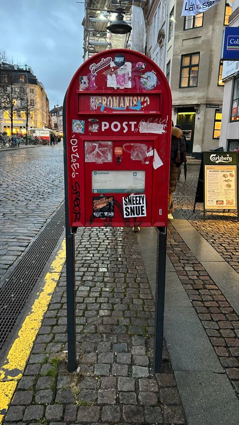 Copenhagen Wallpaper, Copenhagen Aesthetic, Copenhagen City, City Vibes, City Vibe, Post Box, Peaceful Life, Art Graffiti, Wallpaper For Your Phone