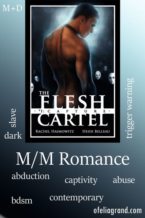 Capture (The Flesh Cartel 1) by Rachel Haimowitz and Heidi Belleau - mm romance, gay romance books #mmromance #gayromancebooks Romance Book Ideas, Mm Books, Books Recs, Gay Romance Books, Book Review Journal, Steamy Romance Books, Novel Covers, Books Fiction, Romance Novel Covers