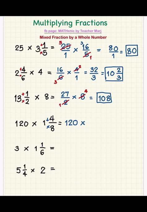 Multiplying Mixed Fraction by a whole number... We have a new video today... I hope you like it.... | By MATHenic by Teacher Marj | Facebook Multiply Fractions By Whole Numbers, Multiplying Mixed Fractions, Mixed Numbers To Improper Fractions, Convert Improper Fractions To Mixed Numbers, Mixed Fractions, Improper Fractions To Mixed Numbers Game, Mixed Number To Improper Fraction, Multiplying Fractions, I Hope