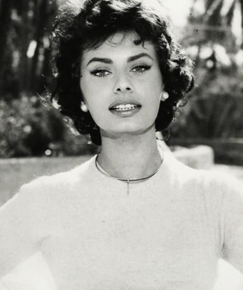 sophia lauren Vintage Short Hair, 1950s Hairstyles, Sofia Loren, Hair Styles 2014, Haircuts For Wavy Hair, Best Short Haircuts, Sophia Loren, Beauty Icons, Hair Pictures