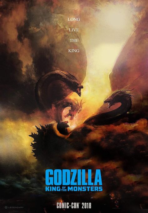 Godzilla King Of The Monsters, Godzilla 2, Godzilla 2014, Skull Island, Dark Phoenix, Giant Monsters, San Diego Comic Con, Movies 2019, Creature Feature