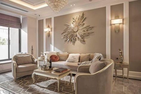 Color In Fashion, Classic Living Room Design, Small Office Design Interior, Living Room Classic, Luxe Bedroom, Classy Bedroom, Luxury Furniture Living Room, Hall Interior Design, House Floor Design