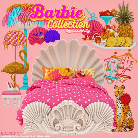 Sims 4 Barbie Collection • ts4 • Sims 4 Downloads • ts4cc • ts4 custom content • ts4 Furniture • ts4 Clutter • ts4 lights • ts4 gaming • ts4 led • Ts4 Pastel • Ts4 Animal • Ts4 Barbie core • Ts4 Beach Theme Sims 4 Piercings, Mermaid Barbie, Barbie Core, Sims 4 Game Mods, Tumblr Sims 4, Sims 4 Expansions, Free Sims, Christmas Barbie, Sims 4 Dresses