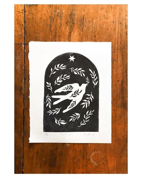 Holiday Linocut Prints, Holiday Block Print, Christmas Linoleum Prints, Linocut Business Card, Lino Cut Christmas Card Ideas, Winter Block Print, Nativity Linocut, Scandinavian Linocut, Holiday Printmaking