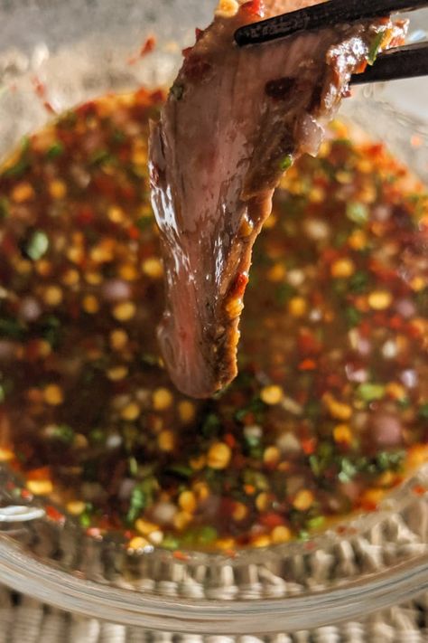 Thai Steak Sauce, Spicy Steak Recipes, Thai Steak Recipes, Lao Steak Marinade, Thai Marinade For Beef, Thai Steak Marinade, Spicy Steak Sauce, Thai Beef Marinade, Asian Steak Sauce