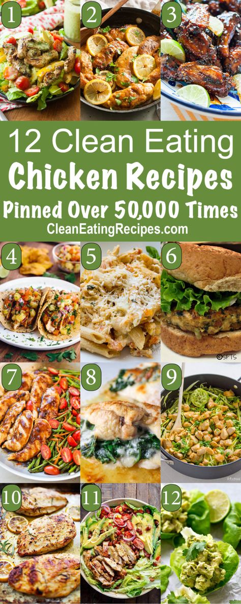 Best Clean Eating Chicken Recipes Best Clean Eating Recipes Paleo Grilled Chicken Recipes, Clean Eating Chicken Recipes, Balsamic Chicken Recipes, Clean Dinner Recipes, Roast Chicken Dinner, Clean Dinners, Clean Eating Chicken, Paleo Chicken Recipes, Clean Eating Recipes For Dinner