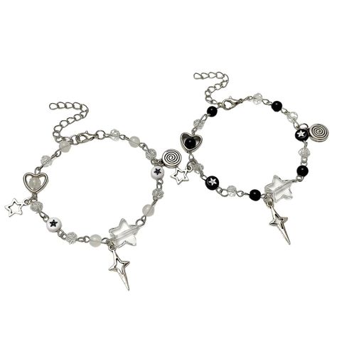 PRICES MAY VARY. ✨【Design】Our Star Guitar Charm Bracelet is both pretty and eye-catching, with both sweet and cool styles and a punk vibe that can be worn with many styles of clothing. It is the most fashionable Y2K accessory of the moment. ✨【Material】Our bracelets are made of high quality alloy, the material is safe and environmentally friendly, colorfast, nickel-free, lead-free, hypoallergenic and can be worn for a long time. ✨【Gift】This bracelet makes a great bestie gift/couple gift/friend gi Y2k Guitar, Bracelets Y2k, Guitar Bracelet, Bracelet Couples, Bff Jewelry, Couples Friends, Bff Bracelets, Best Friend Bracelets, Bff Necklaces