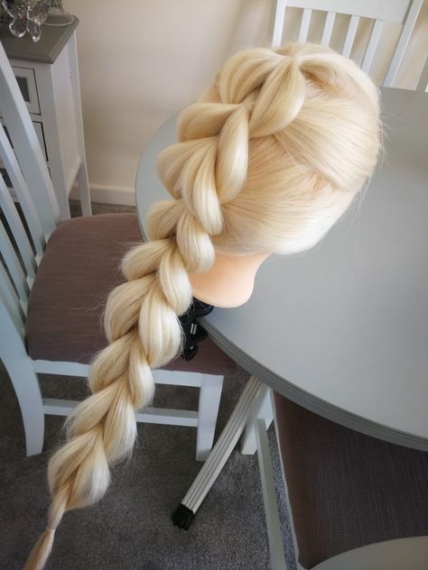 Dragon plait Dragon Plait Hair, Dragon Braid, Dance Hair, Plaits Hairstyles, Dyed Hair Inspiration, Dance Hairstyles, Hair Stylist Life, Plaits, Girls Hair