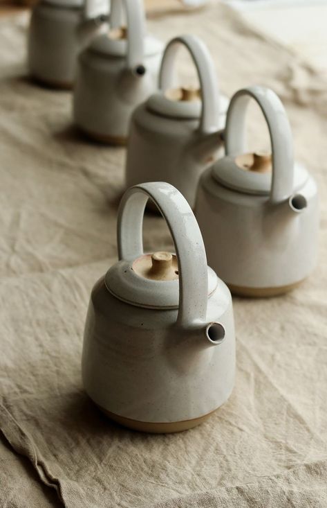 Pottery Photography, Pottery Tea Pots, Tea Product, Pottery Tea Pot, Slab Ceramics, Stoneware Teapot, Artisan Pottery, Ceramic Tea Set, Pottery Teapots