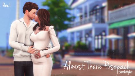 SimsKittyKat on Tumblr Couple Maternity Poses, 4 Poses, 3rd Trimester, Pregnant Couple, Almost There, Sims 4 Mods Clothes, Maternity Poses, First Trimester, Couple Poses