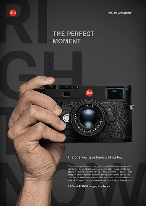 Leica M10 available on eBay for a premium - Leica Rumors Camera Product Photography, Photography Ads, Camera Advertisement, Camera Ads, Fotocamere Vintage, Leica M10, Leica Photography, Photography Posters, Camera Collection