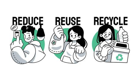 Reduce, Reuse, Recycle 3R Concept Symbol with People Vector Illustration Reduce Reuse Recycle Illustration, Reduce Reuse Recycle Poster, 3r Reduce Reuse Recycle, Anime Wallpaper 1920x1080, Graphic Book, Wallpaper 1920x1080, Abstract Painting Print, Book Illustration Art, Reduce Reuse Recycle