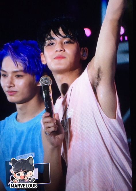 Mingyu Armpit, Asian Boyfriend, Vernon Seventeen, Seventeen Mingyu, Handsome Asian Men, Man Bun, Seventeen Album, Mingyu Seventeen, Best Boyfriend