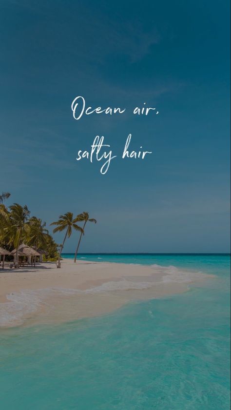 Beach Vibes Aesthetic Quotes, Beach Vacay Vibe, Vacation Vibes Quotes, Beach Vibes Quotes, Short Beach Quotes, Quotes Traveling, Paradise Quotes, Beachy Quotes, Eid Quotes