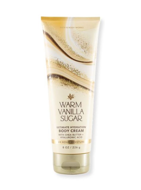 Warm Sugar Vanilla, Bath And Body Works Body Cream, Warm Vanilla Sugar Bath And Body Works, Vanilla Scented Products, Vanilla Bath And Body Works, Vanilla Hand Cream, Vanilla Body Cream, Warm Vanilla Sugar, Bath & Body Works