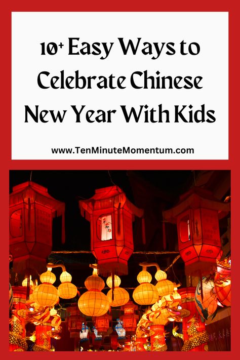 Celebrating Chinese New Year with kids can be easy and fun with these great ideas! Korea Lunar New Year, Chinese New Year Ideas For Kids, Chinese New Year Party Ideas, 2024 Chinese New Year Design, Lunar New Year Activities For Kids, Chinese New Year Activities For Kids, Chinese New Year For Kids, New Year With Kids, Chinese New Year Craft