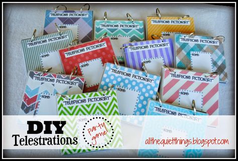 DIY Telestrations game. Free printables! I am making this game to play with the whole family at Thanksgiving. :) #diy #games #telestrations Fall Games, Game To Play, Counseling Lessons, Christmas Festivities, Fundraiser Ideas, Games For Boys, Ra Ideas, Library Activities, Youth Activities