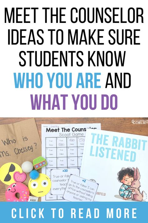 These Meet The Counselor activities are perfect for your back to school counseling lessons. Students will learn the role of the school counselor and how you can help with their social, emotional and academic needs. Use these at the beginning of the year in your classroom lessons! What Does A School Counselor Do Lesson, Counselor Introduction Lesson, Intro To School Counselor Lesson, Beginning Of The Year School Counseling, Meet The School Counselor Activities, What Does A School Counselor Do, Meet The Counselor Elementary Open House, Meet The Counselor Lesson, Elementary Guidance Counselor