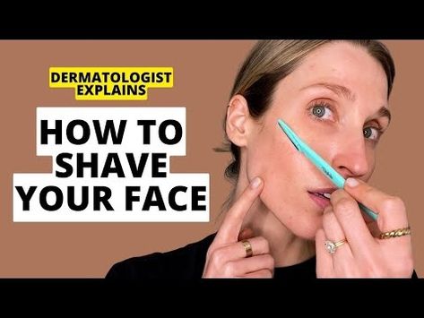 Dermatologist Explains How to Shave Your Face to Remove Peach Fuzz (Skincare Routine) - YouTube Peach Fuzz On Face, Shaving Your Face, Facial Shaving, Shave Your Face, Health 2023, Peach Fuzz Removal, Types Of Facial Hair, Face Shaving, Vellus Hair