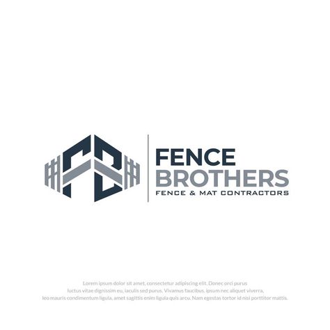 Logo Design For A Growth Oriented, Family-owned Fence Contracting Business That Always Delivers! Social Media Assets, Logo Identity Design, Logo Identity, Identity Design Logo, Identity Logo, Identity Design, A Logo, Design Project, Design Projects