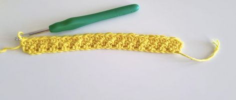 Griddle Stitch Crochet, Crochet Flowers Easy, Crochet Stitches Free, Puff Stitch, Stitch Crochet, Seed Stitch, Crochet Tutorials, Crochet World, Straight Edges