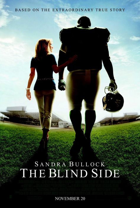 The Blind Side Blindside Movie, The Blind Side Movie, Blind Side Movie, Sandra Bullock Movies, Michael Oher, Blind Side, The Blind Side, Film Poster Design, Tv Series Online