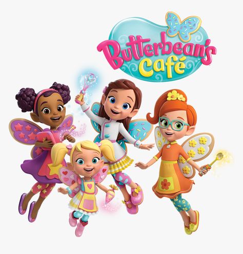 Butterbean's Cafe, Png Download, Png Image, Cartoon Characters, Cafe, Cake