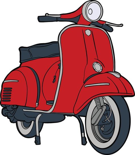 retro scooter classic vehicle Classic Scooter, Retro Scooter, Shirt Painting, Vespa Retro, Happy Birthday Cake Pictures, T Shirt Painting, Vespa Scooters, Cake Pictures, Mobility Scooter