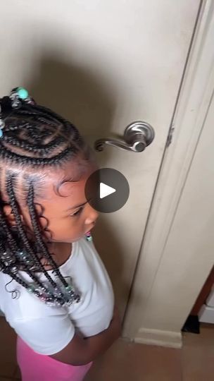 🌸BOHO FULANI🌸 #kidshairstyles #kidsbraids #fulanibraids #stitchbraids #braidstyles #ATEDOWN #BRAIDEDBYASH #BookTheLook | Ashley Johnson | BossMan DLow · Get In With Me Fulani Braids No Boho, Boho Braids For Kids, Boho Braids Kids, Kids Boho Braids, Fulani Braids Kids, Kids Fulani Braids, Bohemian Braided Hair, Bohemian Braids, Ashley Johnson