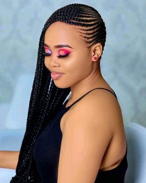 Fun Lemonade, Ghana Weaving Hairstyles, Weaving Hairstyles, Ghana Braids Hairstyles, Nigerian Women, Lemonade Braids Hairstyles, Cornrows Braids For Black Women, Ghana Weaving, Lemonade Braids