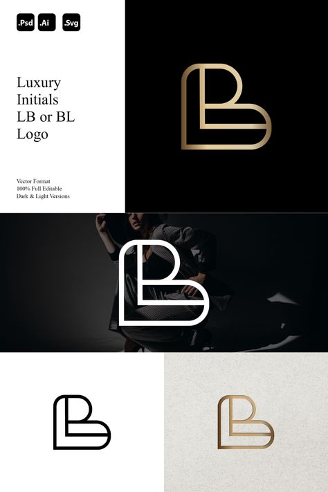 Luxury Initials LB or BL Logo Perfect for: - High-End Fashion Brands - Exclusive Personal Branding - Luxury Lifestyle Services - Elegant Business Logos Style Attributes: - Minimalist - Modern - Simple You'll receive: - Sophisticated Initials LB or BL Design - 100% Resizable Vector Logo - AI, PSD & SVG Files for Versatile Use For customization or additional formats, contact us. Elevate your brand with our luxurious Initials LB or BL Logo. Lb Logo Design, Lb Logo, Branding Luxury, Marine Engineering, Business Logos, Fashion Logo, Minimalist Modern, High End Fashion, Graphic Design Logo