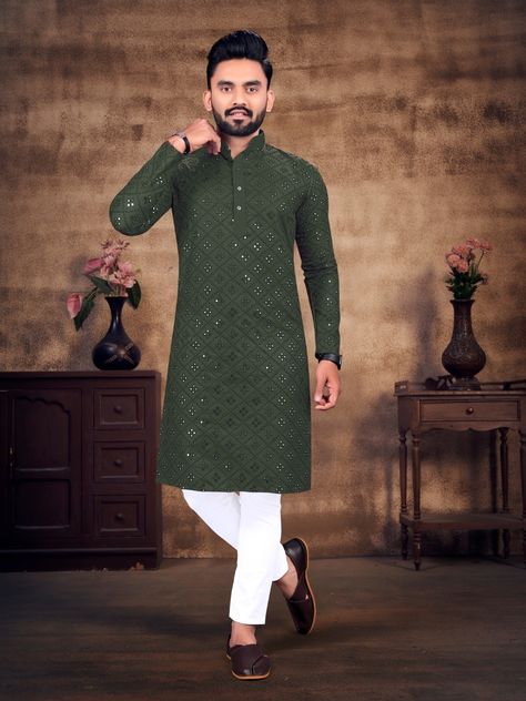 Mirror Work Kurti Design, Desi Boy, Mirror Work Kurti, Soft Cotton Pajamas, Wedding Kurta For Men, Boys Kurta Design, Coloring For Boys, Kurta Men, Mens Kurta Designs