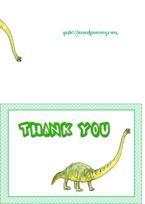 Dinosaur Thank You Cards, Dinosaur Printable, Dinosaur Printables, Free Thank You Cards, Party Planners, Printable Thank You Cards, Thank You Messages, Dinosaur Design, Printable Image