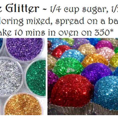 Edible Glitter Sugar Glitter, Diy Edible, Edible Glitter, Cupcake Cake, Baking Tips, Food Coloring, Diy Food, Eat Cake, Cupcake Toppers