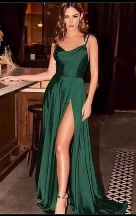 (2) Facebook Green Prom Dress Long, Green Gowns, Debs Dresses, Turquoise Prom Dresses, Grade 8 Grad, New Long Dress, Summer Ball, Elegant Evening Gown, High School Prom