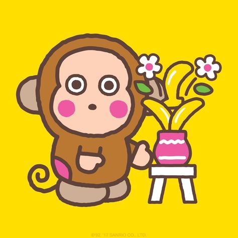 Monkey around today with #Monkichi! #MonkeyAroundDay Monkey Icon, Cartoon Monkey, Hello Kitty Crafts, Ra Ideas, Hello Kitty Characters, Pet Monkey, Hello Kitty Pictures, Hello Kitty Collection, Little Monkeys