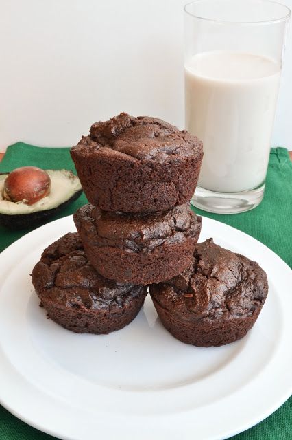 Protein Powder Muffins, Chocolate Avocado Muffins, Coconut Flour Muffins, Chocolate Protein Muffins, Avocado Muffins, Banana Protein Muffins, Healthy Chocolate Banana, Protein Chocolate, Chocolate Avocado