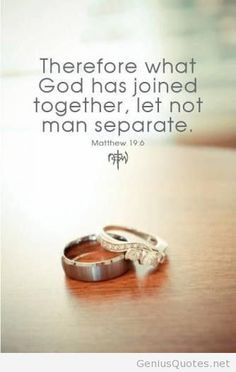 Inspirational Wedding Quotes, Covenant With God, Christian Marriage Quotes, Matthew 19 6, Bible Verses About Relationships, Praise Quotes, Wedding Bible Verses, Bible Verse Typography, Wedding Bible