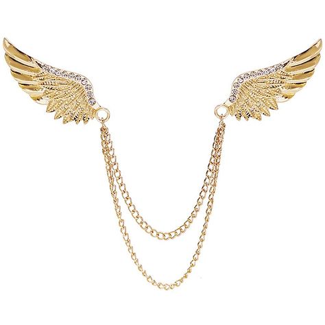 PRICES MAY VARY. alloy Imported Collar Pins-----Alloy material, This Angel wings chain brooch Retro style, exquisite workmanship.Suitable for men and women. Chain Collar Brooch-----Angel Wings Collar Brooch: 4x2.8cm. Chain length:11-15cm. Brooch weight: 12g.Vintage chain brooch Add a retro and taste for you.Can be used as a collar brooch or a lapel brooch.Fashion and charm. Suitable for various occasions. Angel Wings Pin-----Angel Wings Long Chain Brooch.Easy to wear, fast and easy clip on the c Party Accessories Jewelry, Ali D'angelo, Lapel Pins Suit, Chain Brooch, Metal Feather, Lapel Brooch, Wedding Party Accessories, Gold Angel Wings, Brooch Men