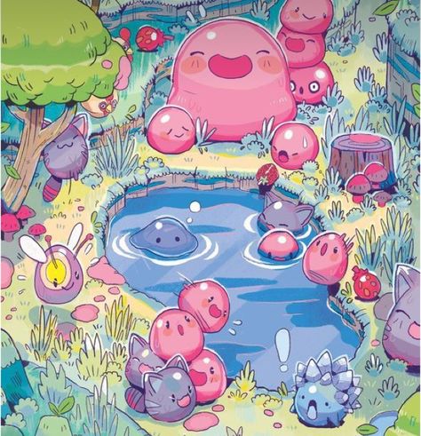 Slime Rancher 2, Slime Rancher, Conceptual Artwork, Ghibli Art, Fantasy Artist, Cairns, Kawaii Drawings, Small World, Hd Wallpapers