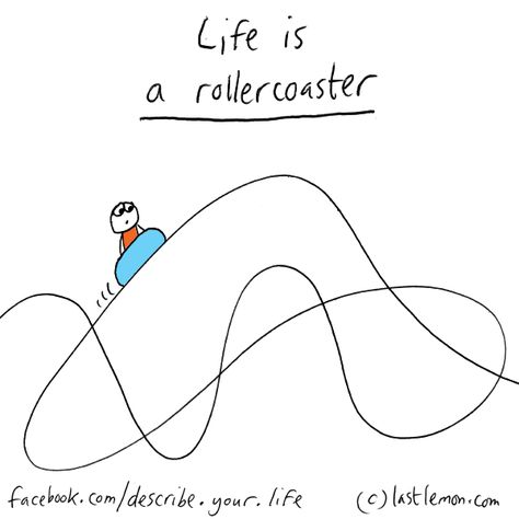 Life Is A Rollercoaster Quotes, Rollercoaster Tattoo, Life Is A Rollercoaster, Last Lemon, Health Tattoo, Estilo Cholo, Petite Tattoos, Sweet Tattoos, Cute Puns