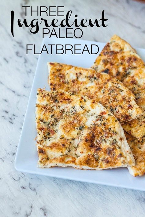 3 Ingredient Paleo Flatbread- A super simple, high protein and low carb 'flatbread' which is perfect for using as a sandwich wrap, pizza base or even as it is! #paleo #glutenfree #lowcarb #lowcalorie- thebigmansworld.com Paleo Flatbread, Wrap Pizza, Low Carb Flatbread, Glutenfri Baking, Paleo Snack, Sandwich Wrap, Pizza Base, Paleo Bread, Wine Pairings