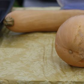 You can see where the Tromboncino squash gets its name. Darnell's last name is Italian—Caffoni ( CAH FONE EE )—and that's how she got ... Trombone Squash Recipes, Squash Lasagna, Squash Puree, How To Dry Sage, Blue Zone, Pescatarian Recipes, No Noodle Lasagna, Winter Squash, Squash Recipes