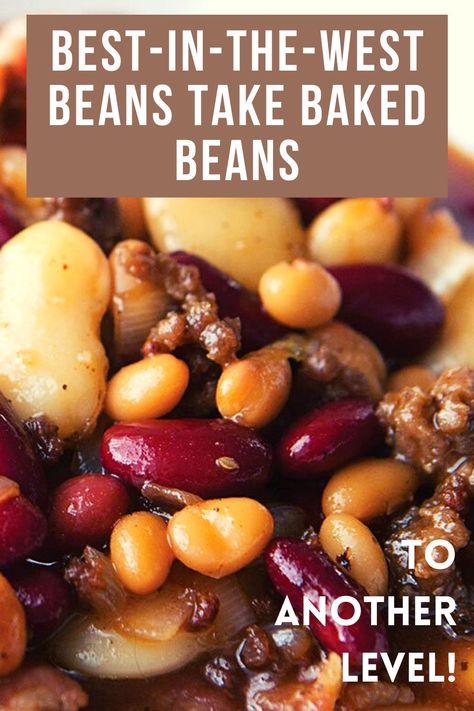 Old Settlers Baked Beans, Southwest Baked Beans, Amish Baked Beans, Multi Bean Baked Beans, 7 Bean Baked Beans, Mixed Baked Beans Recipe, Old Settlers Beans, Baked Beans From Canned Beans, Baked Beans Salad